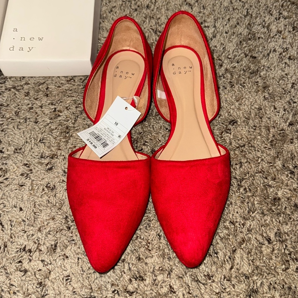 A new day red flats